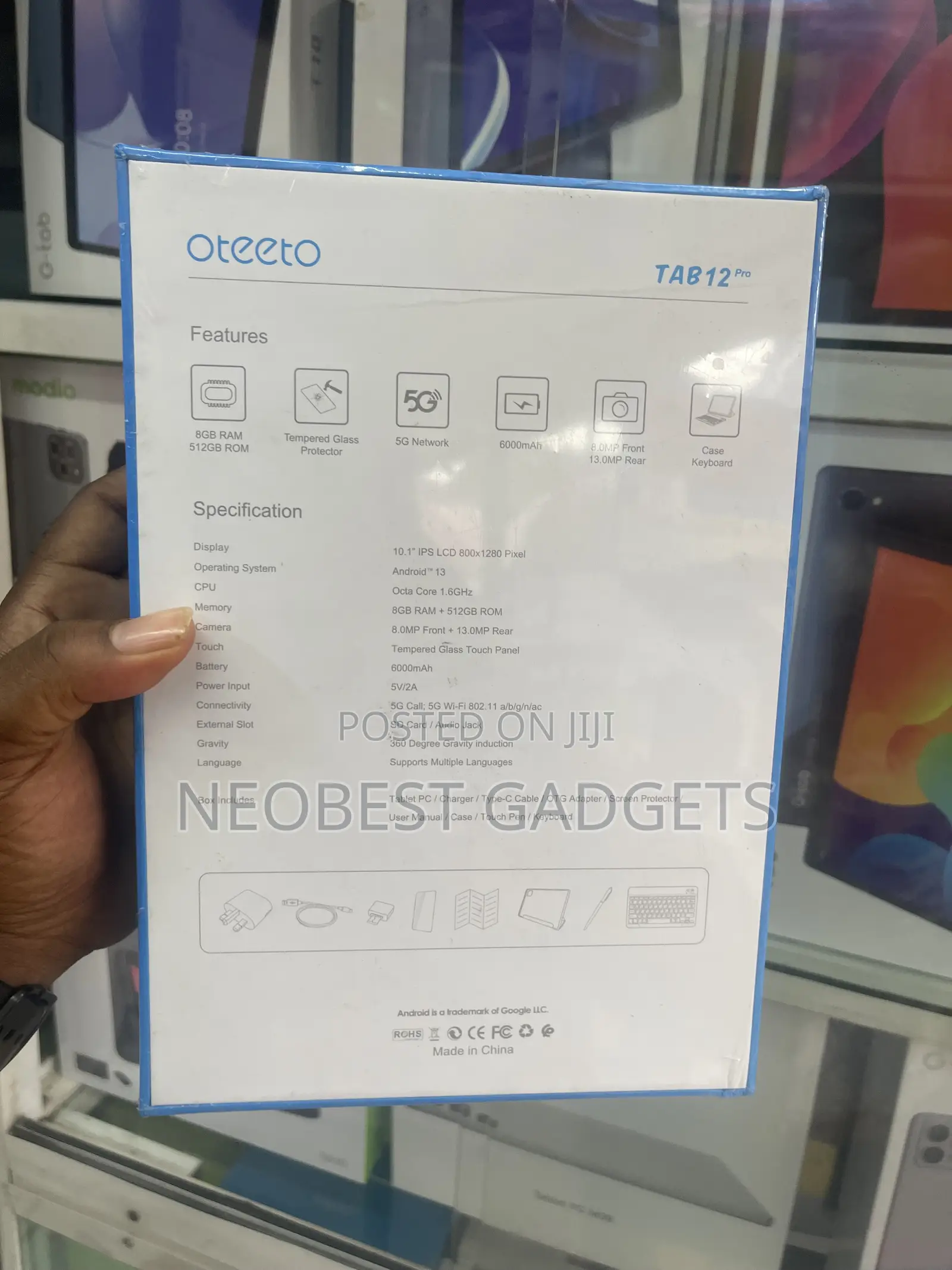 New Oteeto TAB 12 Pro 512 GB