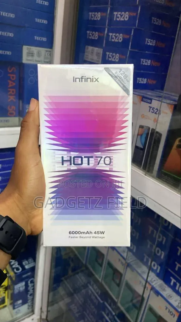 New Infinix Hot 70 128 GB