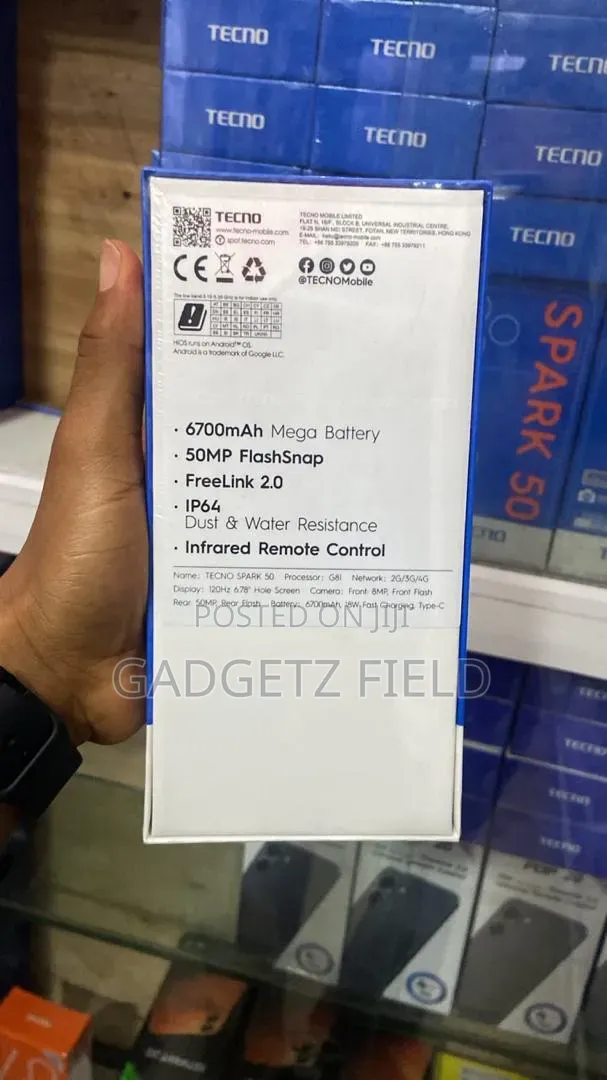 New Tecno Spark 50 128 GB