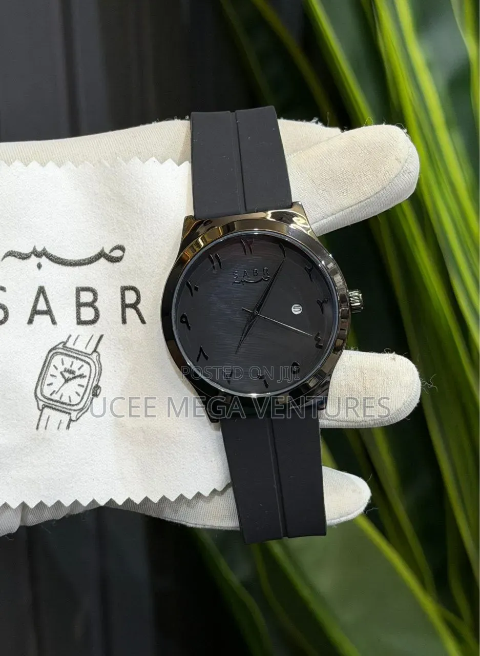 Sabr Silicone Strap Wristwatch