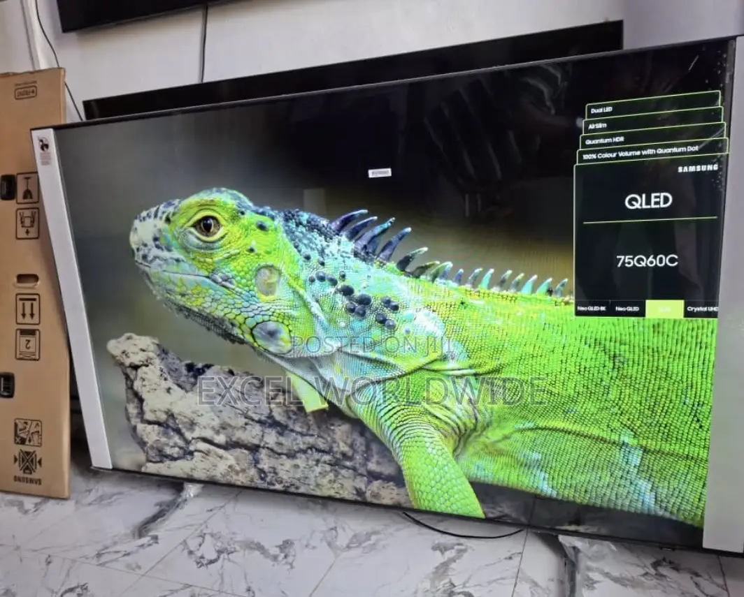 75” 2023/24 Samsung QLED AirSlim Designed Body Smart TV With Bixby