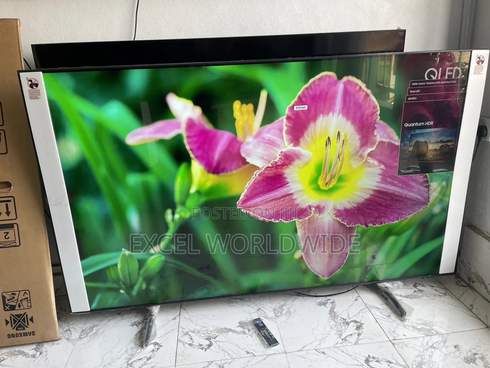 75” 2023/24 Samsung QLED AirSlim Designed Body Smart TV With Bixby