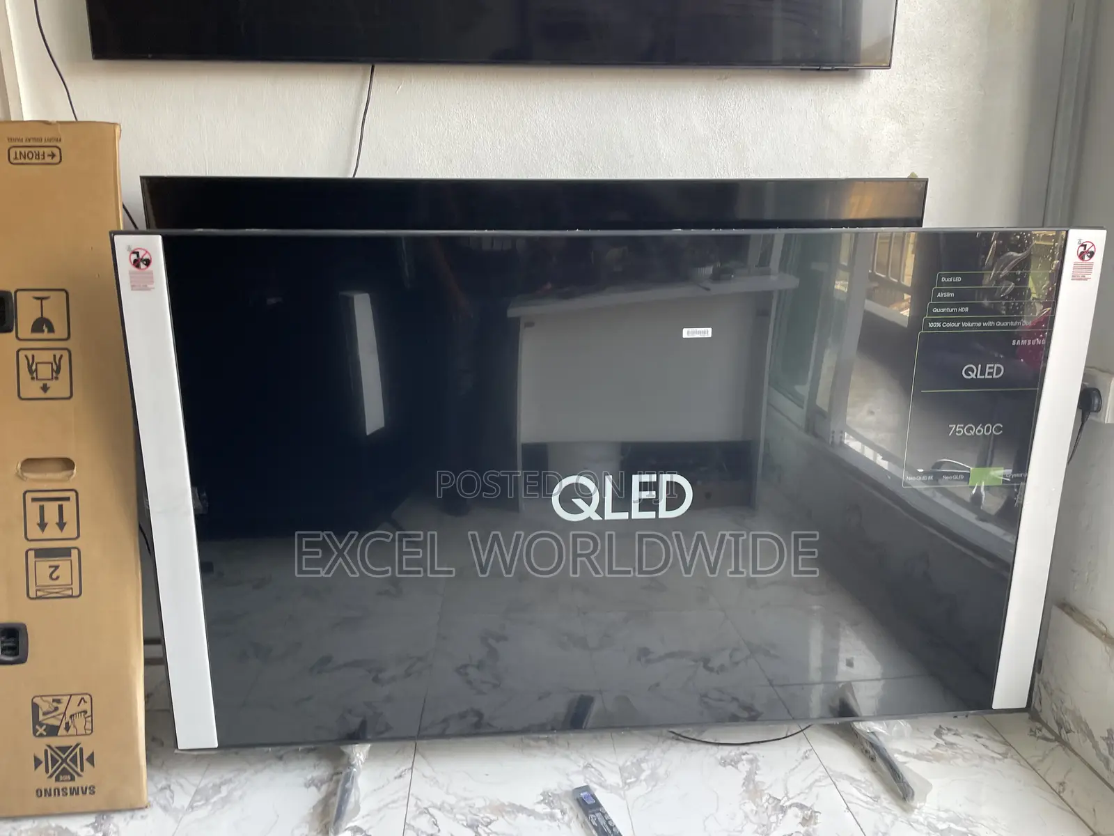 75” 2023/24 Samsung QLED AirSlim Designed Body Smart TV With Bixby