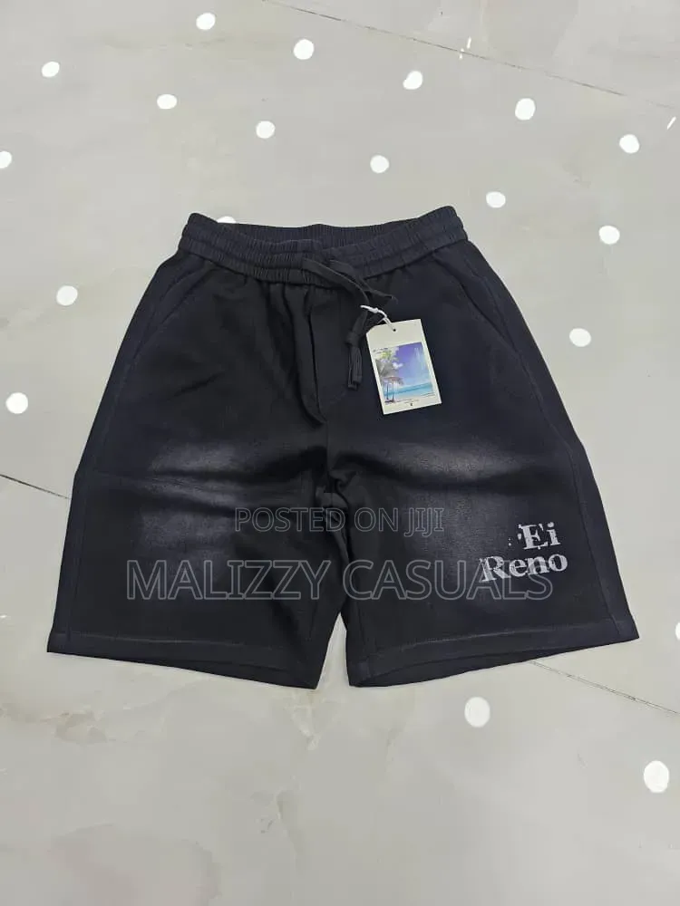 Premium Quality Black Washed Shorts for Men and Women / Premium Casual
