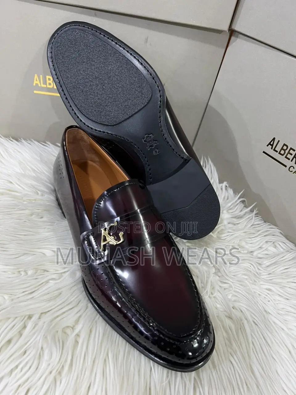 Italian Leather Alberto Shoe 40-46