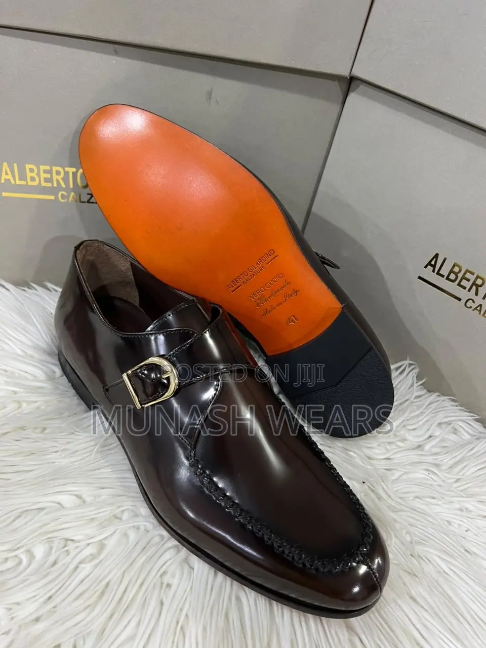 Italian Buckle Alberto Shoe 40-46