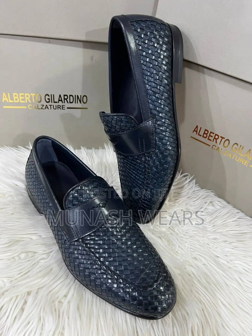 Italian Leather Shoes Alberto 40-46 Original Leather