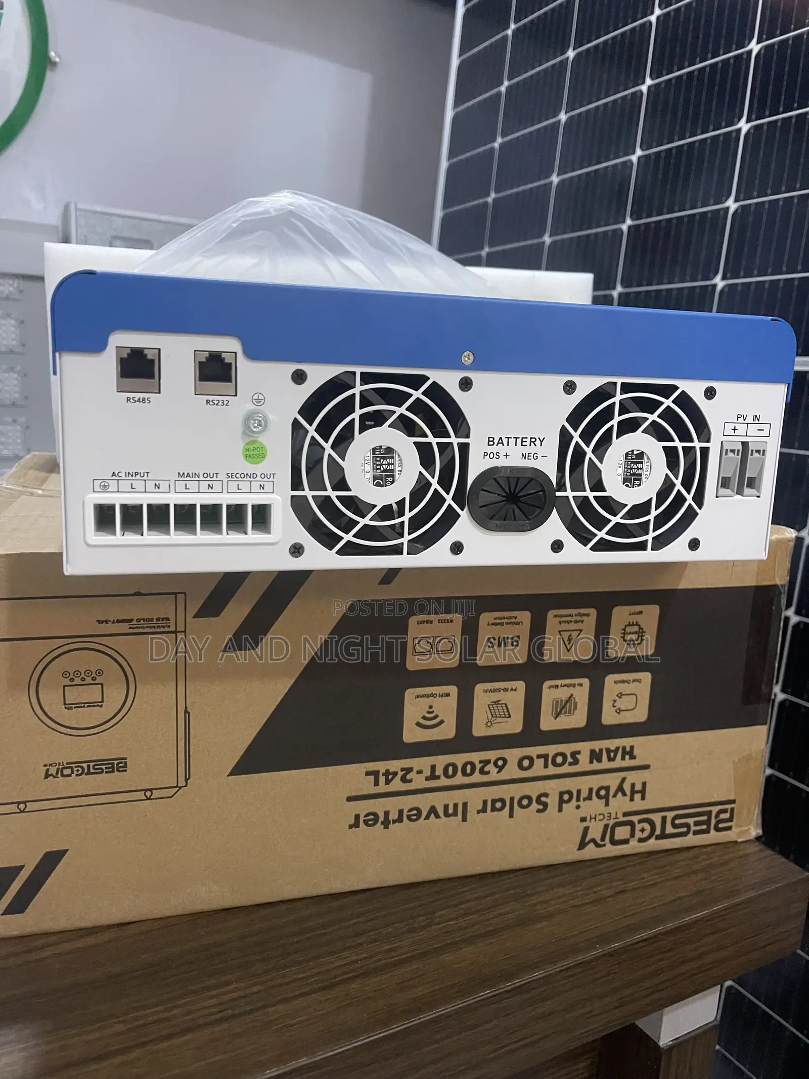 6.2kva Best Come Solar Hybrid Inverter 24v