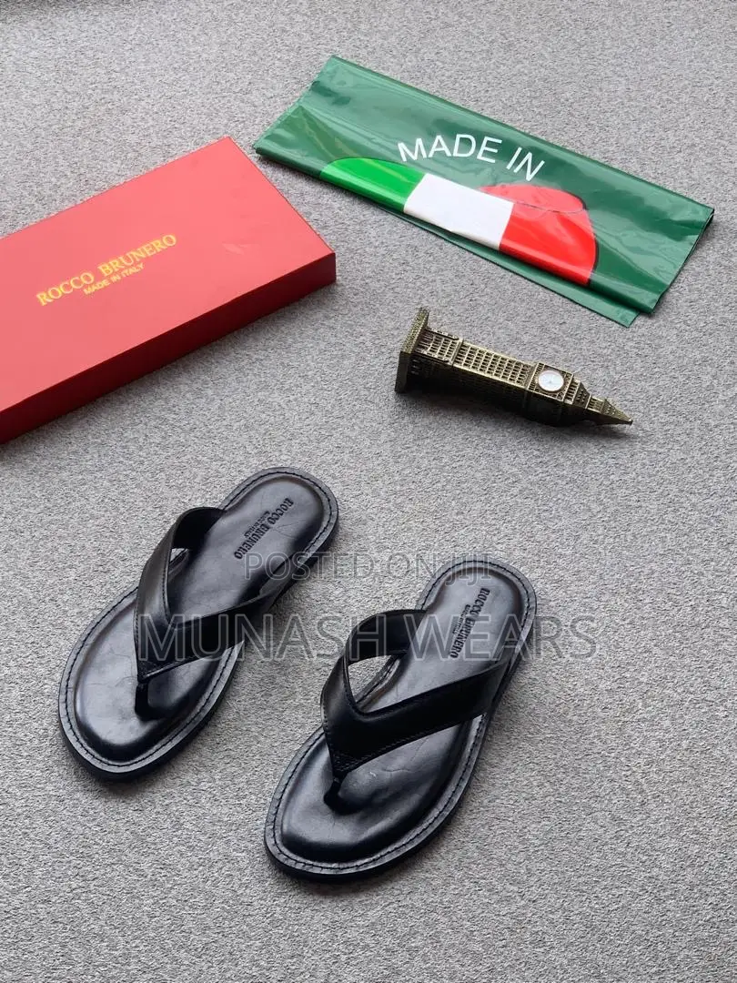 Italian Rocco Brunelo Slipers 40-46 Available