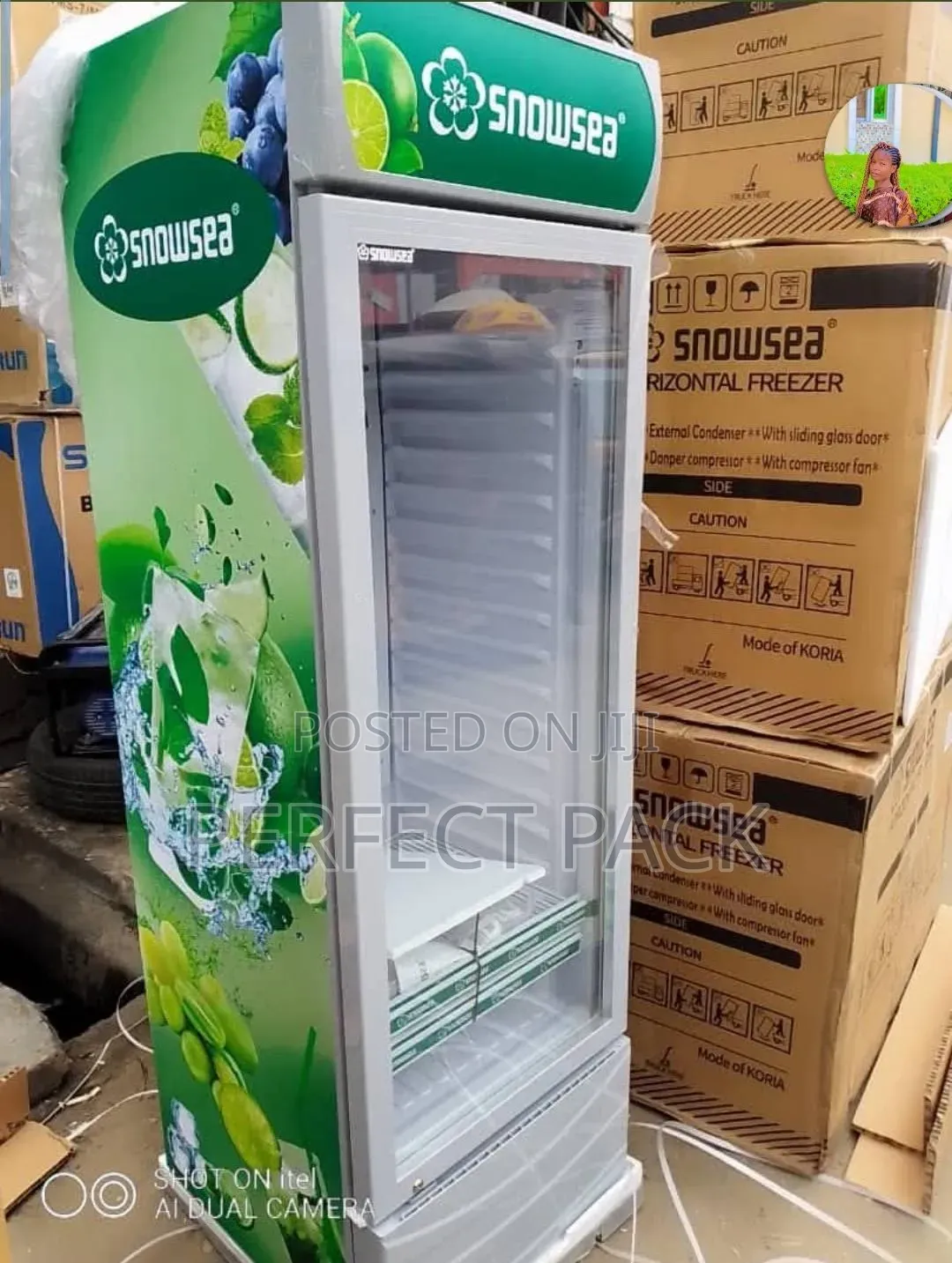 Single Door Vertical Display Chiller 400l Liters