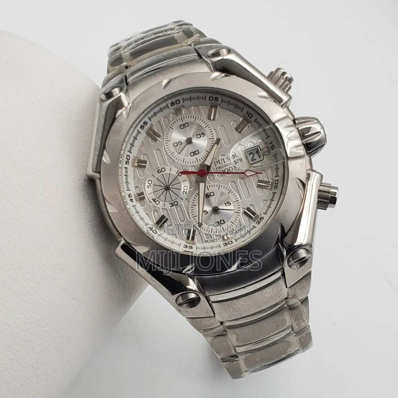 *Formal Men's Watch With Metal Chain Bracelet - New*