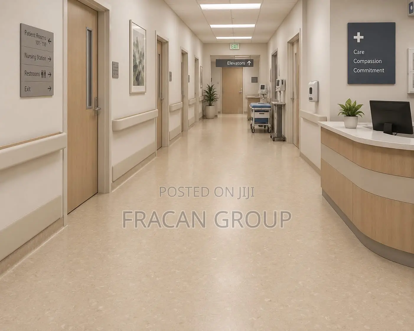 Medical Vinyl Carpet for Hospitals