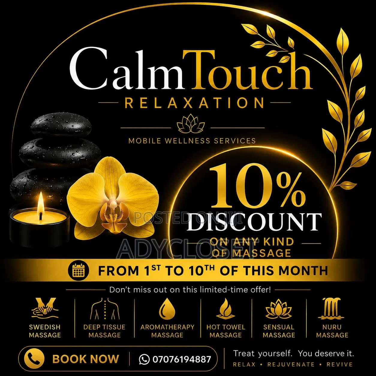 Home/ in-Room Hotel Massage Service
