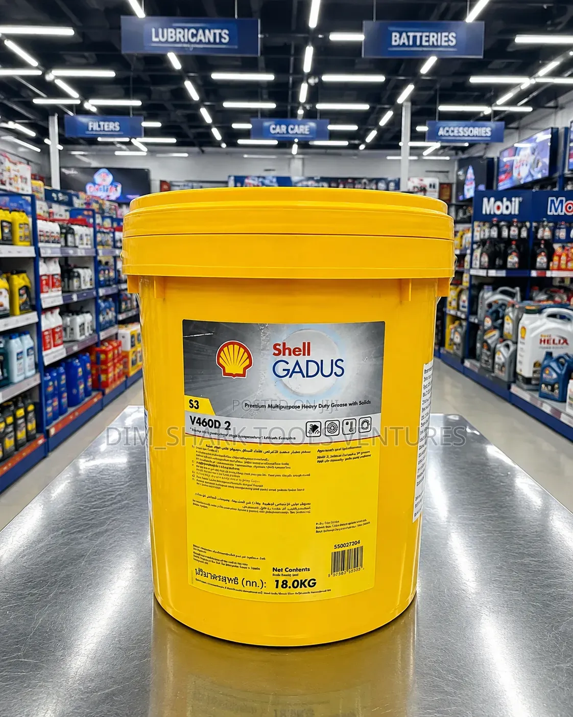 18kg of Shell Gadus S3 V460D 2 Premium Multipurpose Heavy-Duty Grease