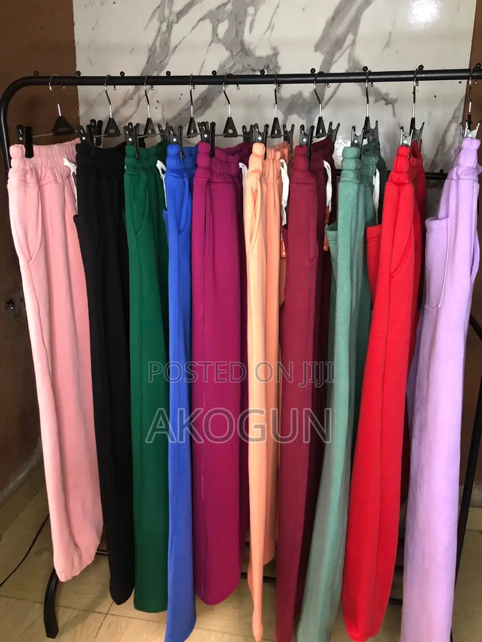 Unisex Plain Fleece Jogger Sweatpants – Soft Cotton Casual Trousers