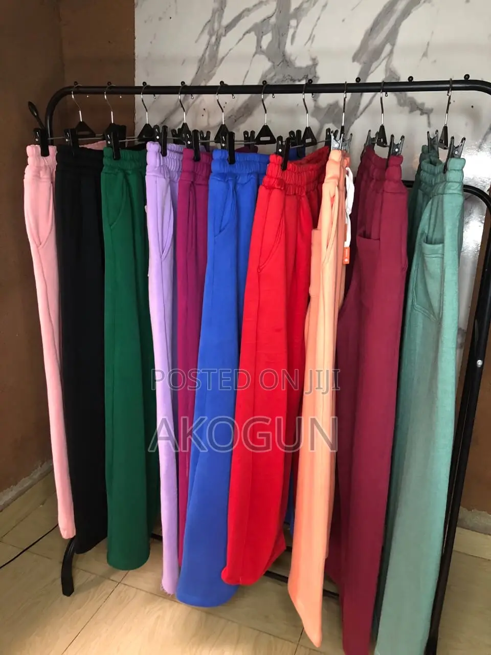 Unisex Plain Fleece Jogger Sweatpants – Soft Cotton Casual Trousers