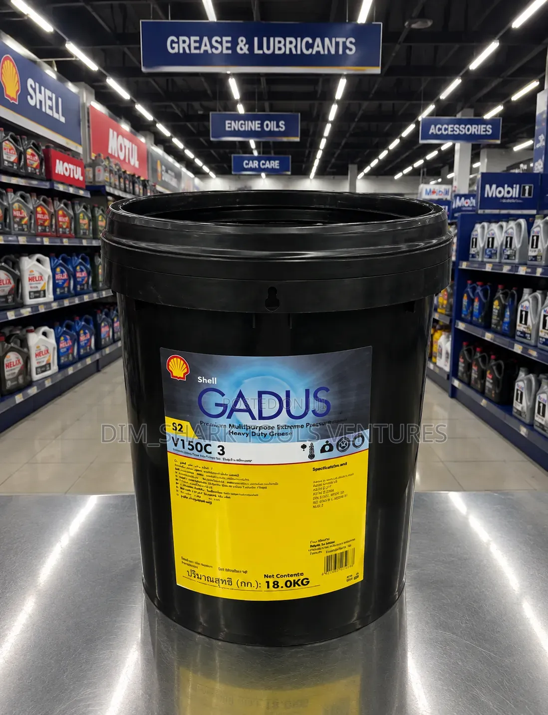 18.0 Kg Bucket of Shell Gadus S2 V150C 3 Heavy Duty Grease