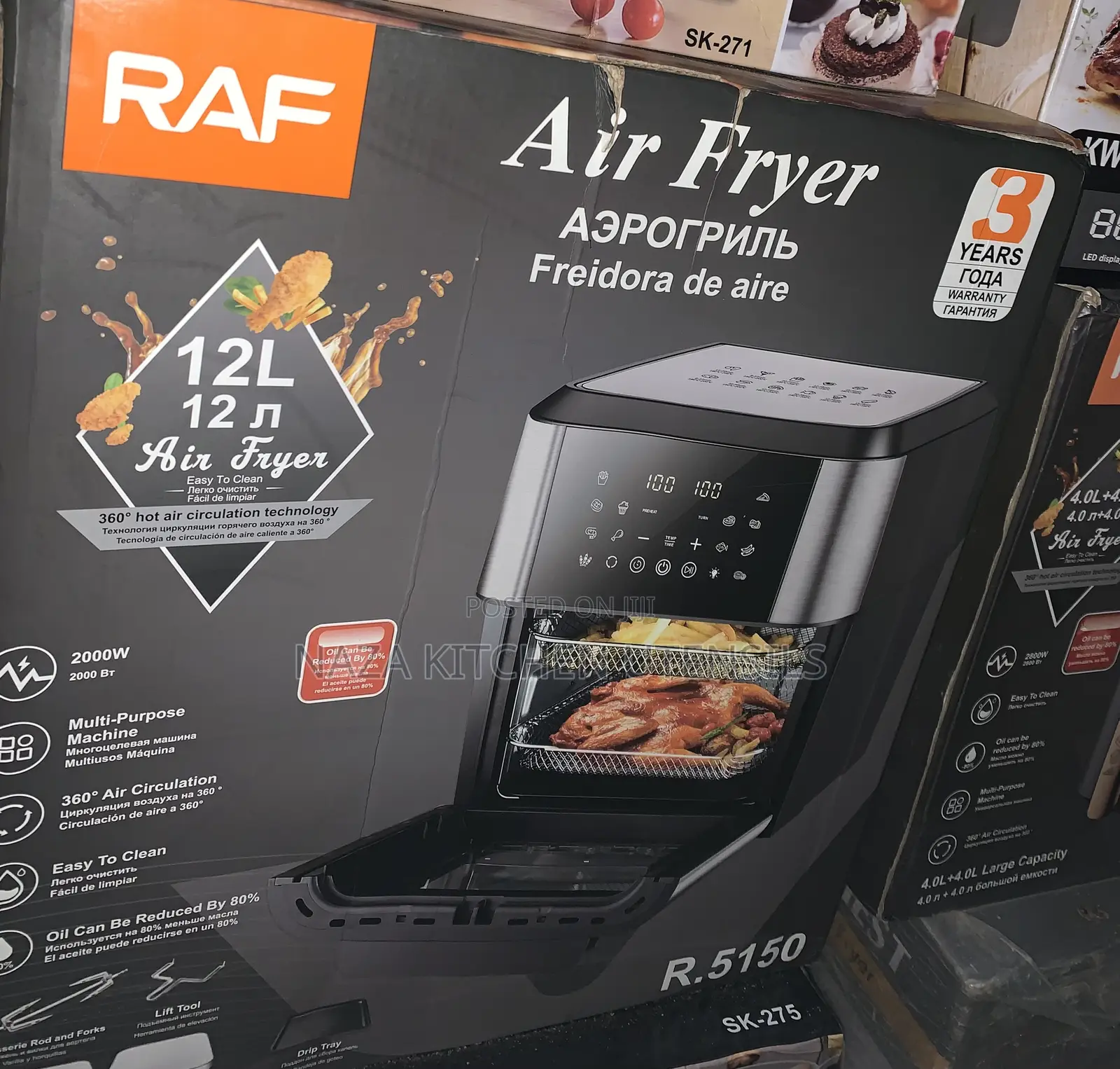 RAF 12L Airfryer Oven