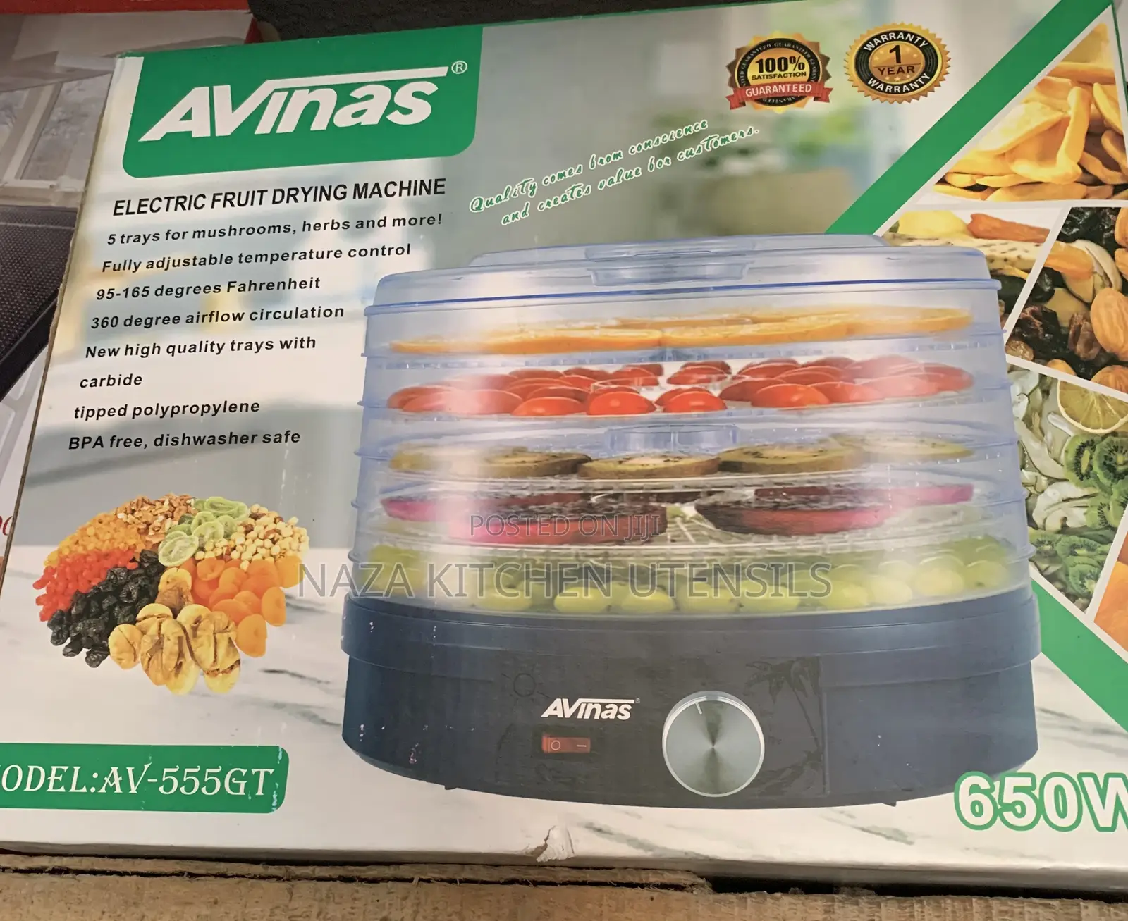 Original AVINAS 5 Layer Dehydrator Copper Motor
