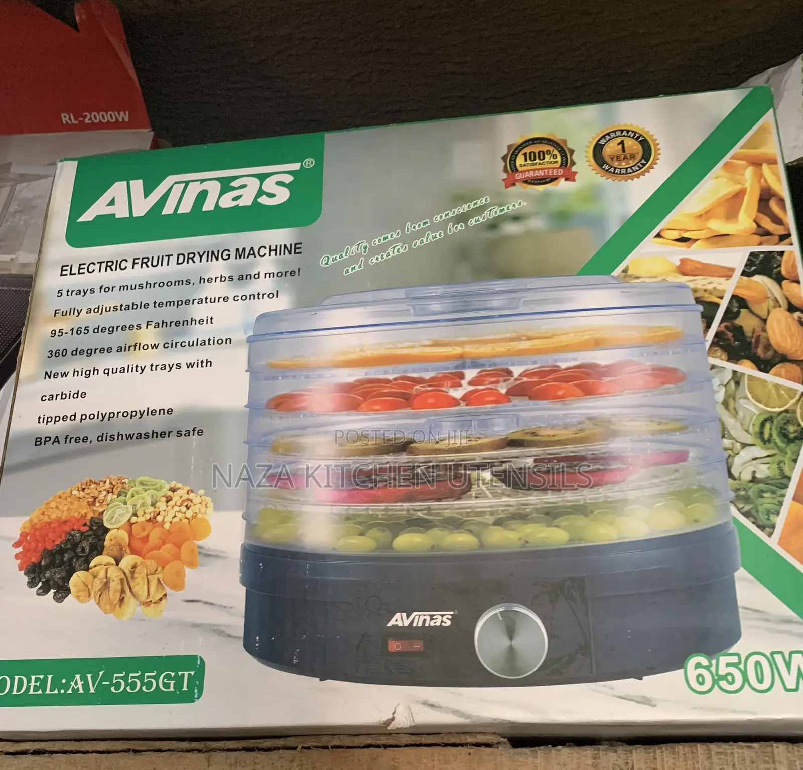Original AVINAS 5 Layer Dehydrator Copper Motor