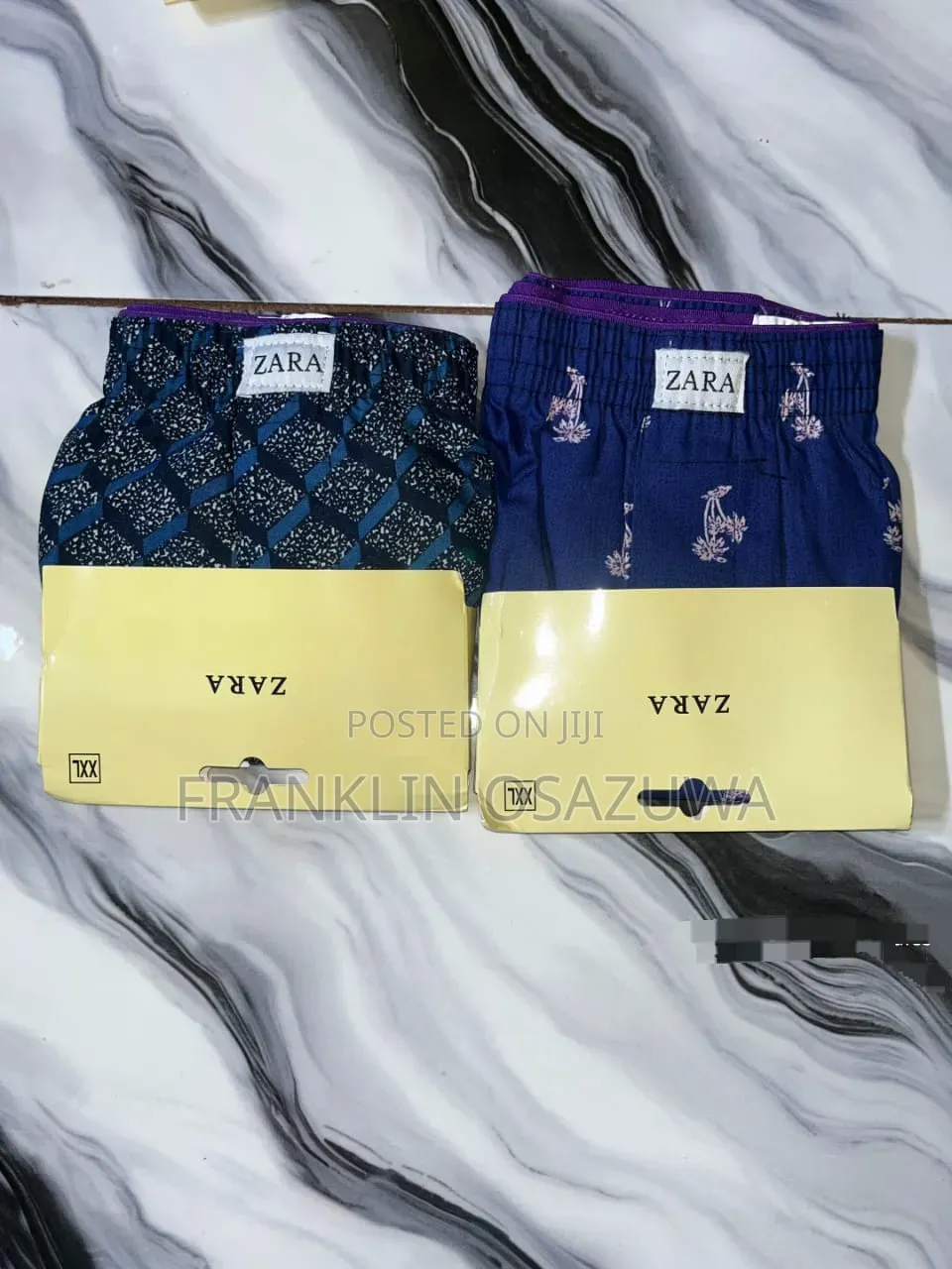 Zara Men's Premium Cotton Boxer Shorts – Soft Comfortable