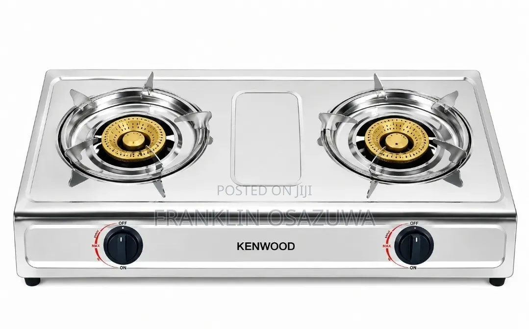 Kenwood 2 Burner Stainless Steel Table Top Gas Cooker