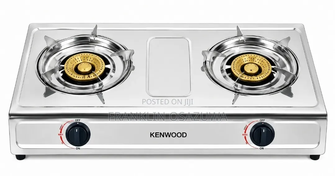 Kenwood 2 Burner Stainless Steel Table Top Gas Cooker