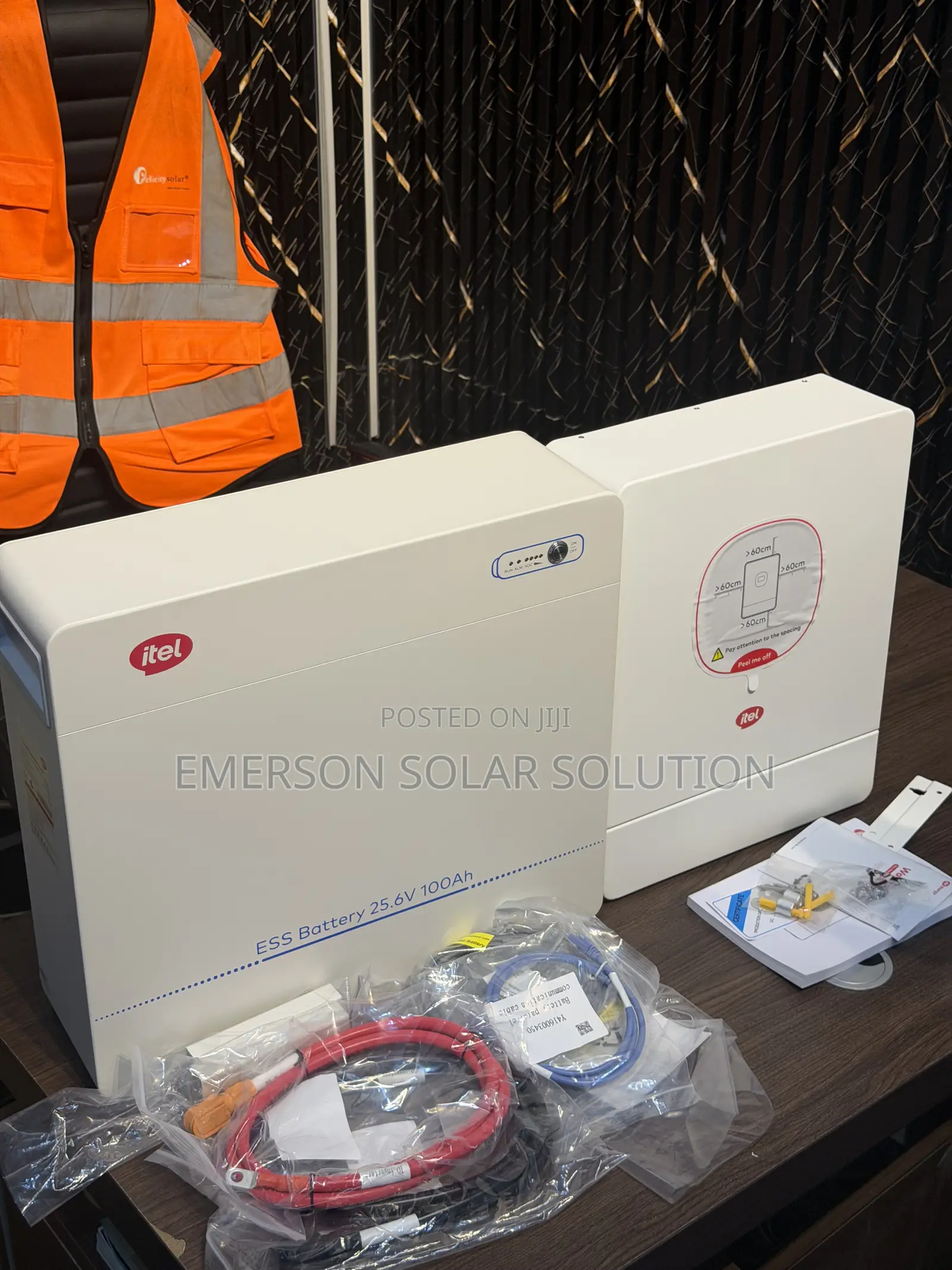 Itel 2.5kwh 24v Paired With Itel 3kva 24v Hybrid Inverter