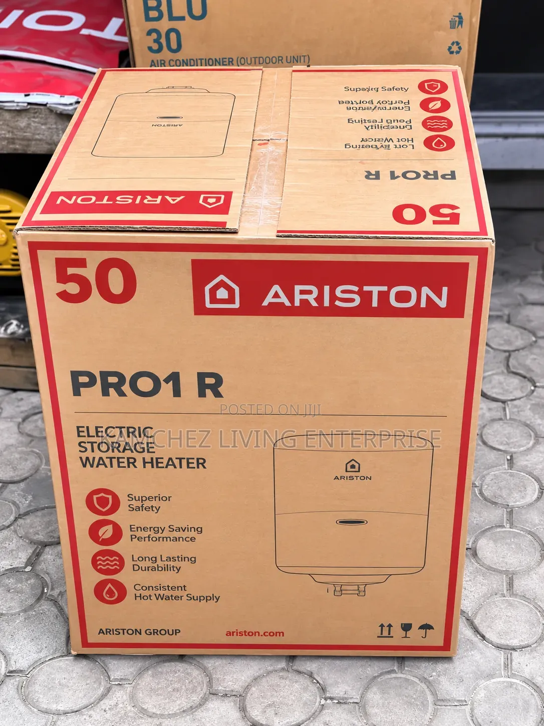 50L Ariston Electric Water Heater – Wall Mount