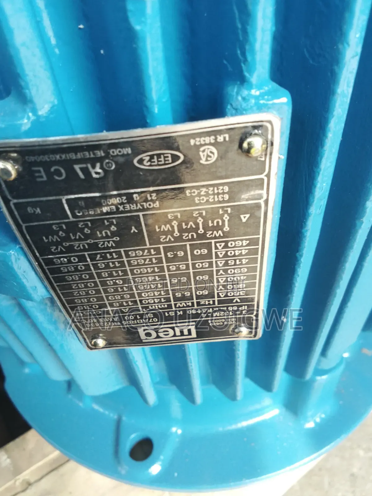 5.5 kW WEG Electric Motor