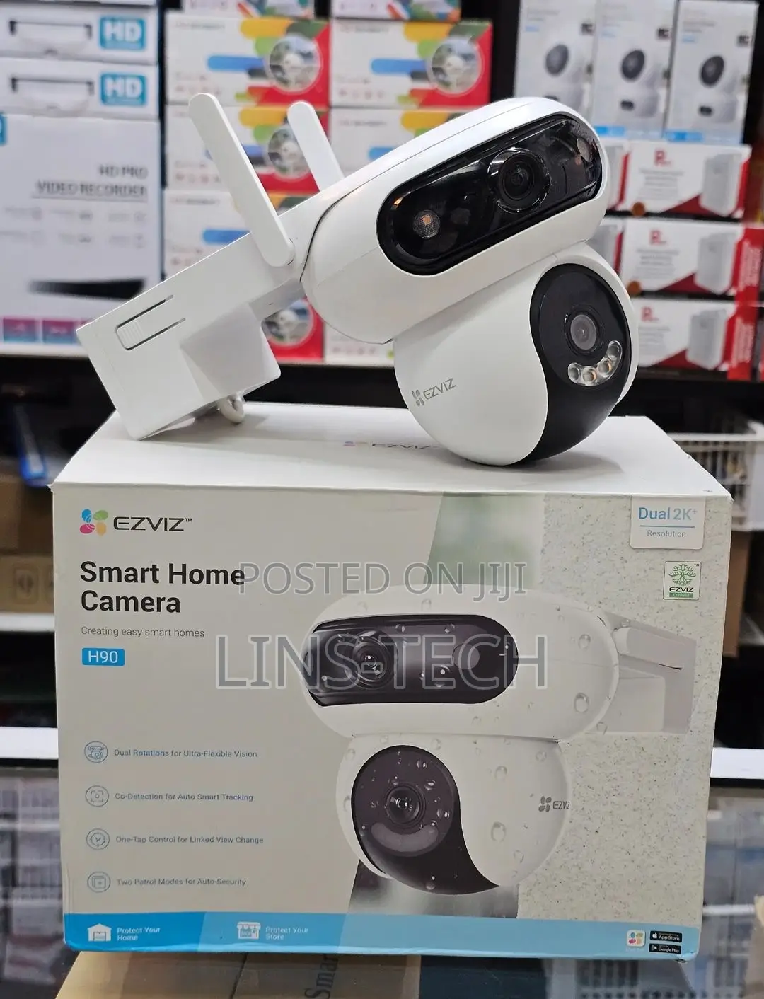 Ezviz Hb90x Dual 4G Battery Camera and Solar Panel Kit.
