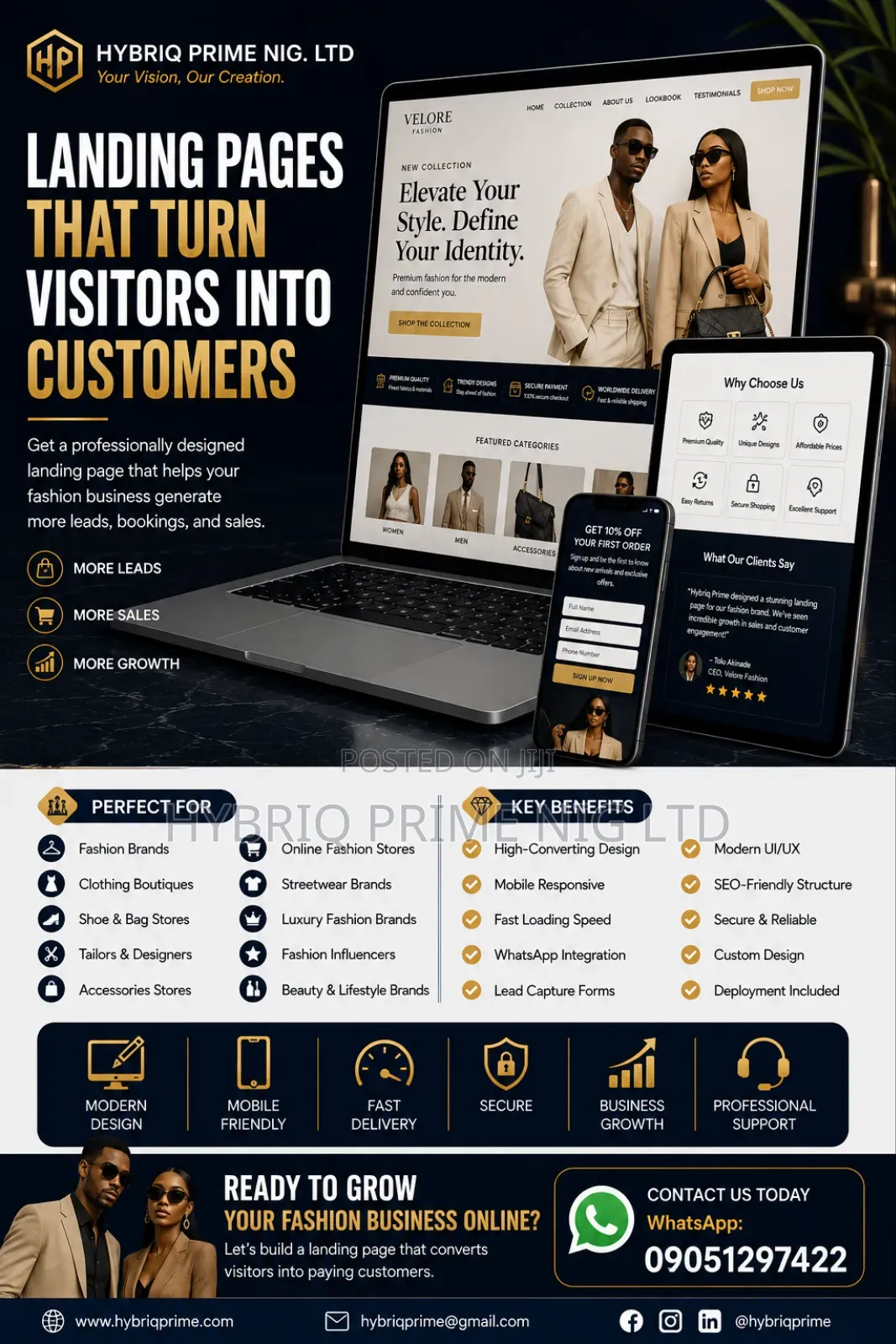 Fashion Brand Website