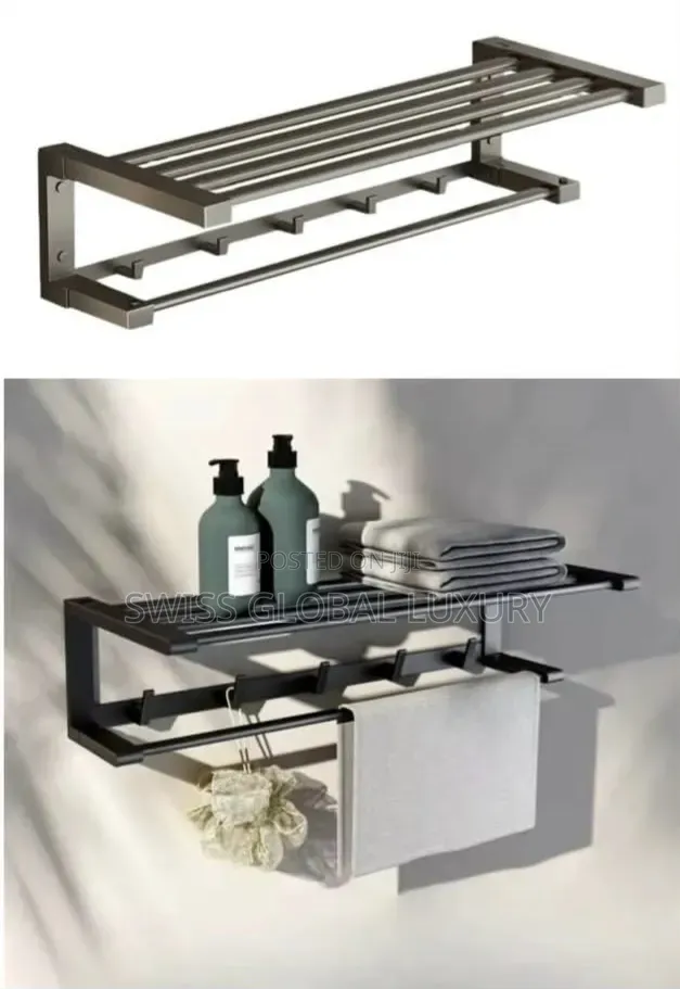 High Grade 90cm Foldable Towel Rack for Your Bathroom or Kitchen