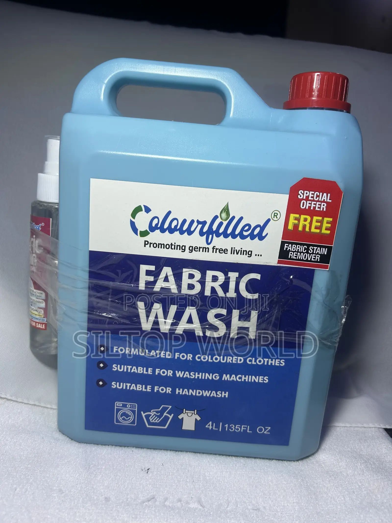 4L Colourfilled Fabric Wash With Stain Remover as Gift