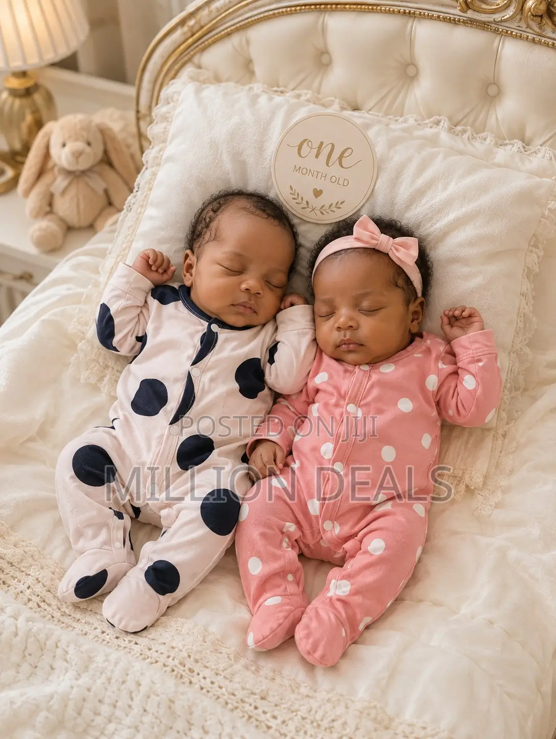 2 Pieces a Boy N a Girl Romper Baby Dress Ages 0-2mths