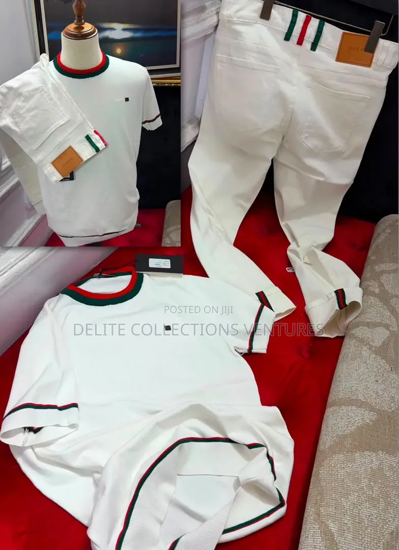 Gucci Outfit Combo Original Gucci Top and Jeans