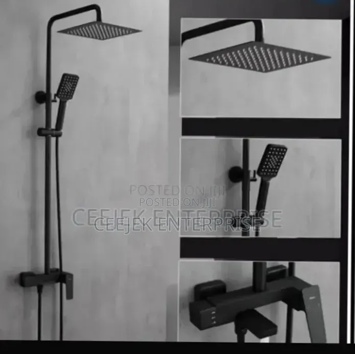 High Quality Black Shower