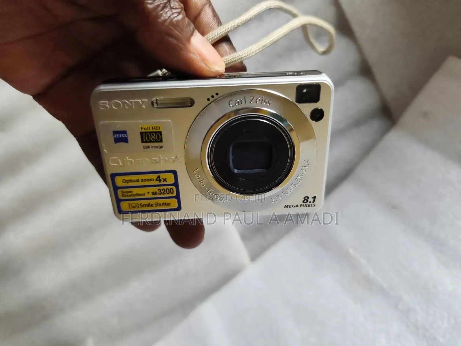Sony Digital Photo Video Camera for Vintage Passport Snapping