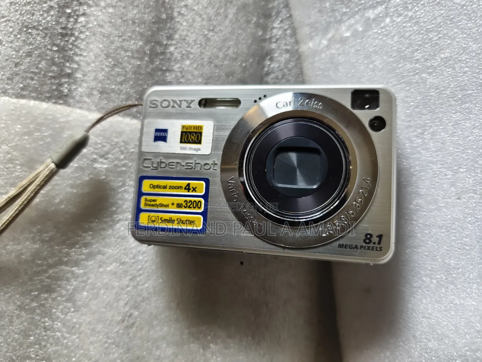 Sony Digital Photo Video Camera for Vintage Passport Snapping