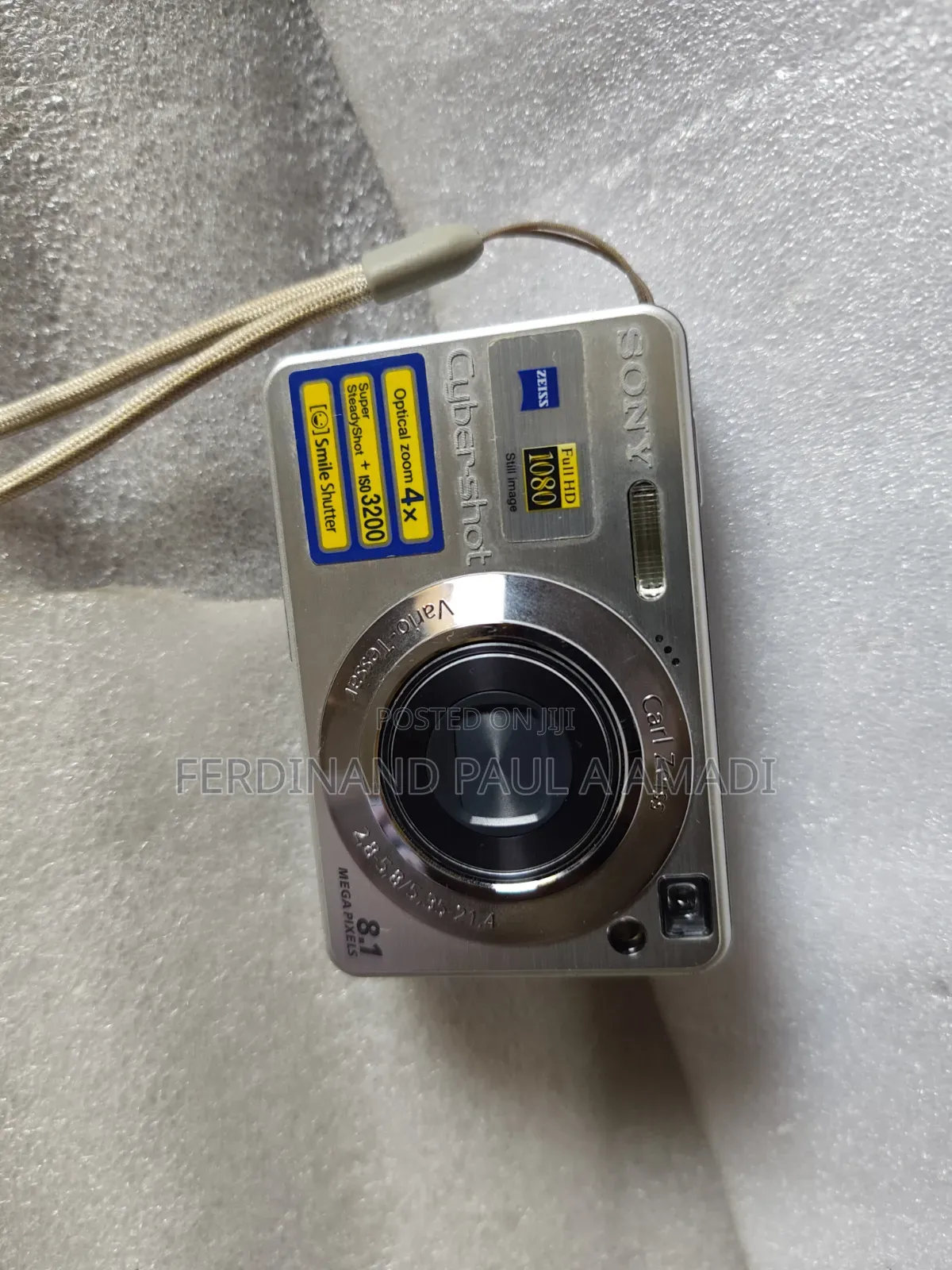 Sony Digital Photo Video Camera for Vintage Passport Snapping