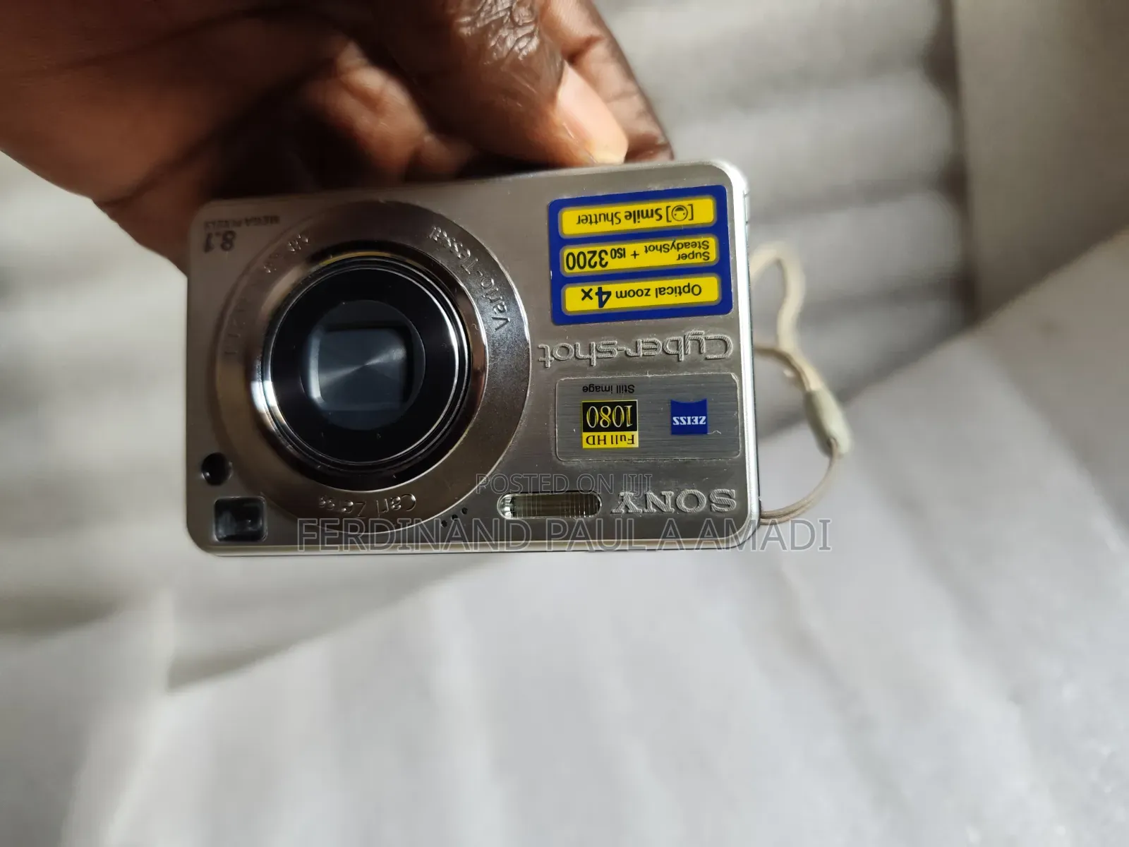 Sony Digital Photo Video Camera for Vintage Passport Snapping