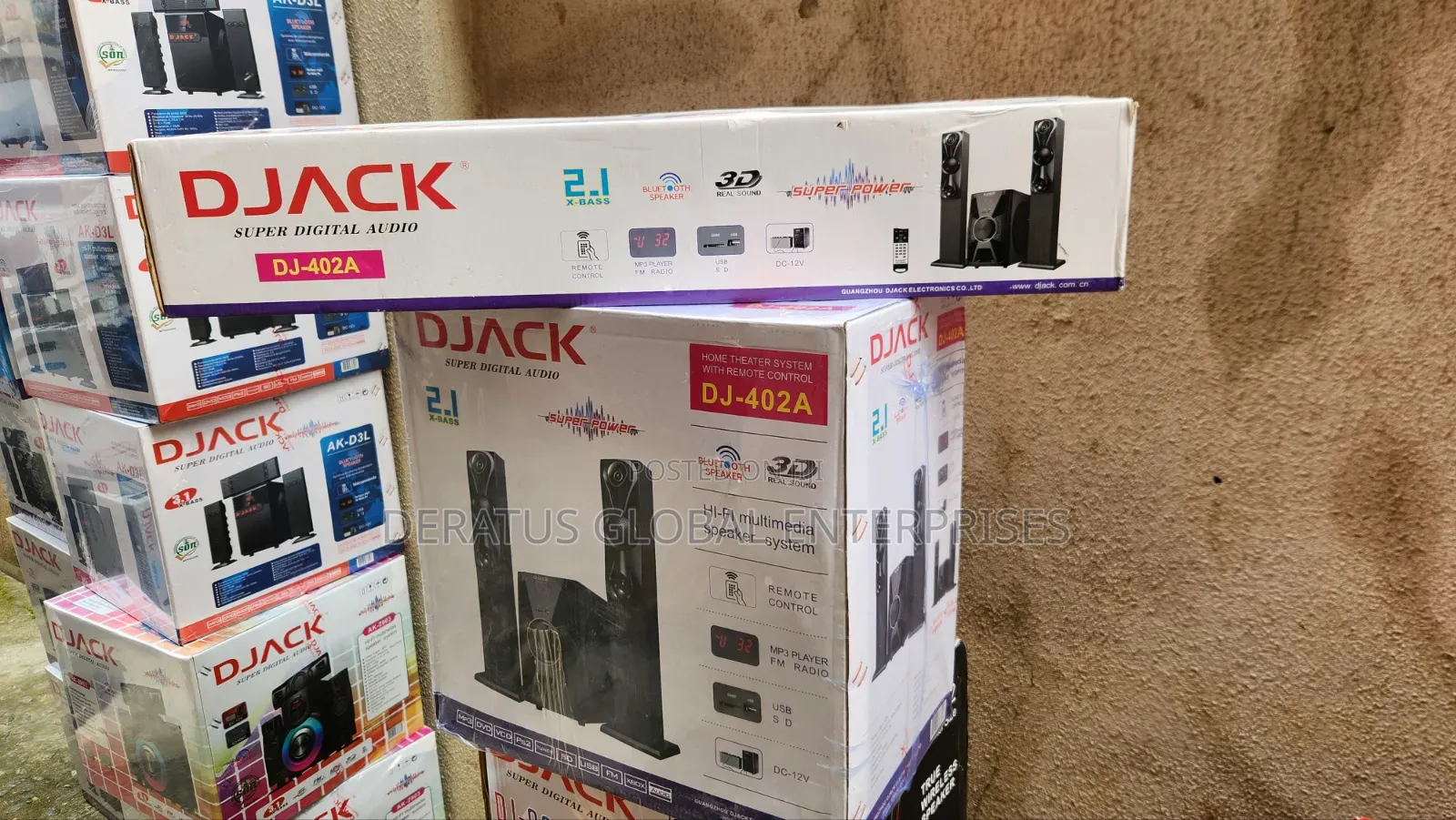 DJACK DJ-402A 2.1 Home Theater System With Bluetooth