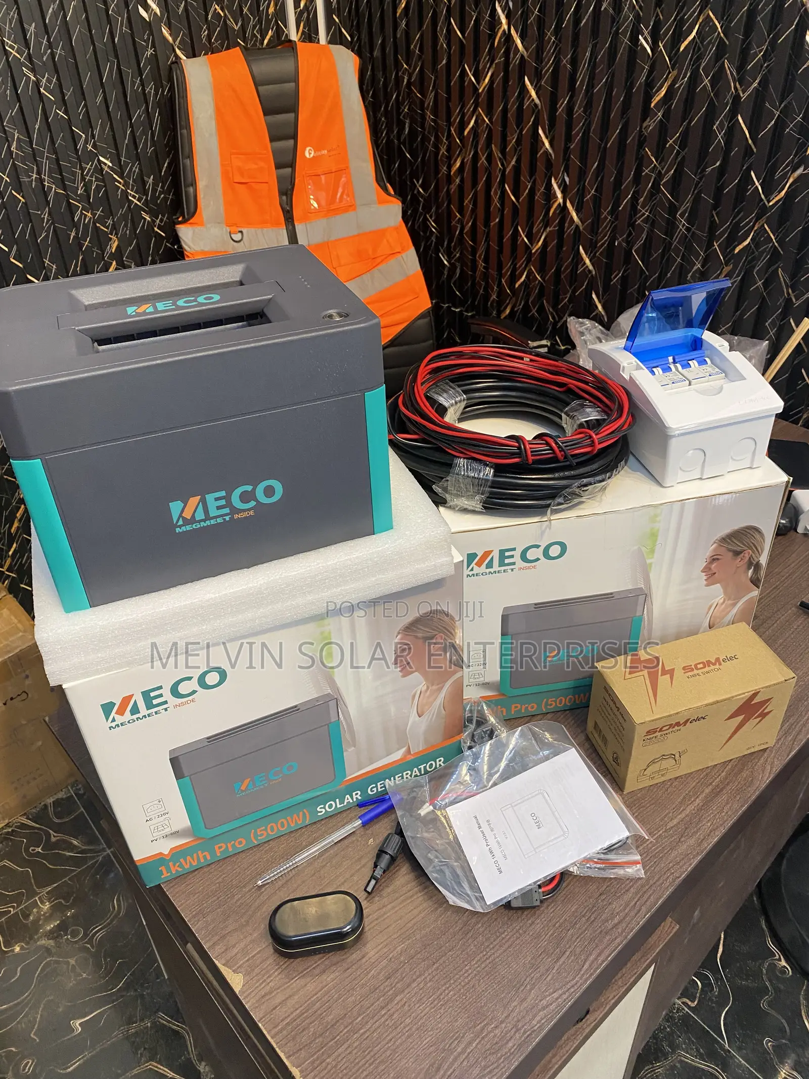 1KWH PRO 500watt MECO Solar Generator Available in Store Now Dm
