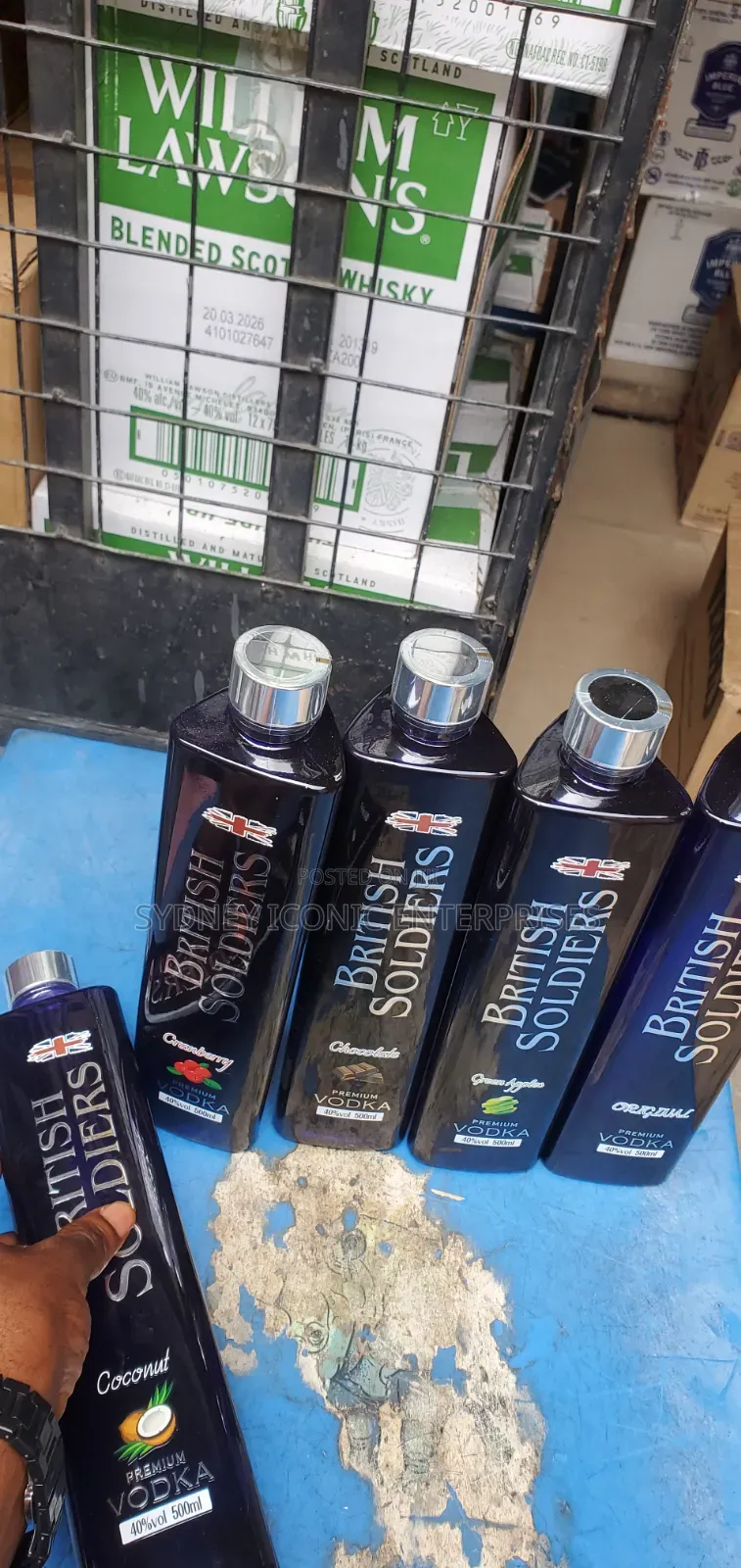 British Soldiers Premium Vodka(Different Flavors)Ctn of 12btles
