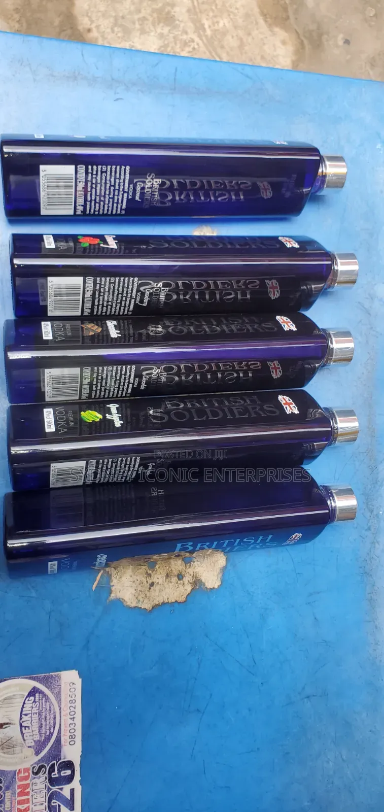 British Soldiers Premium Vodka(Different Flavors)Ctn of 12btles