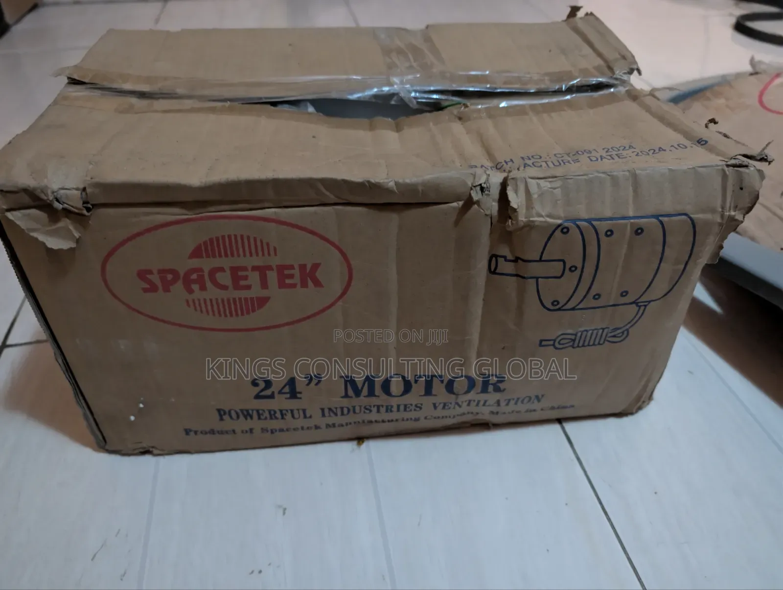 Spacetek 24" Industrial Fan