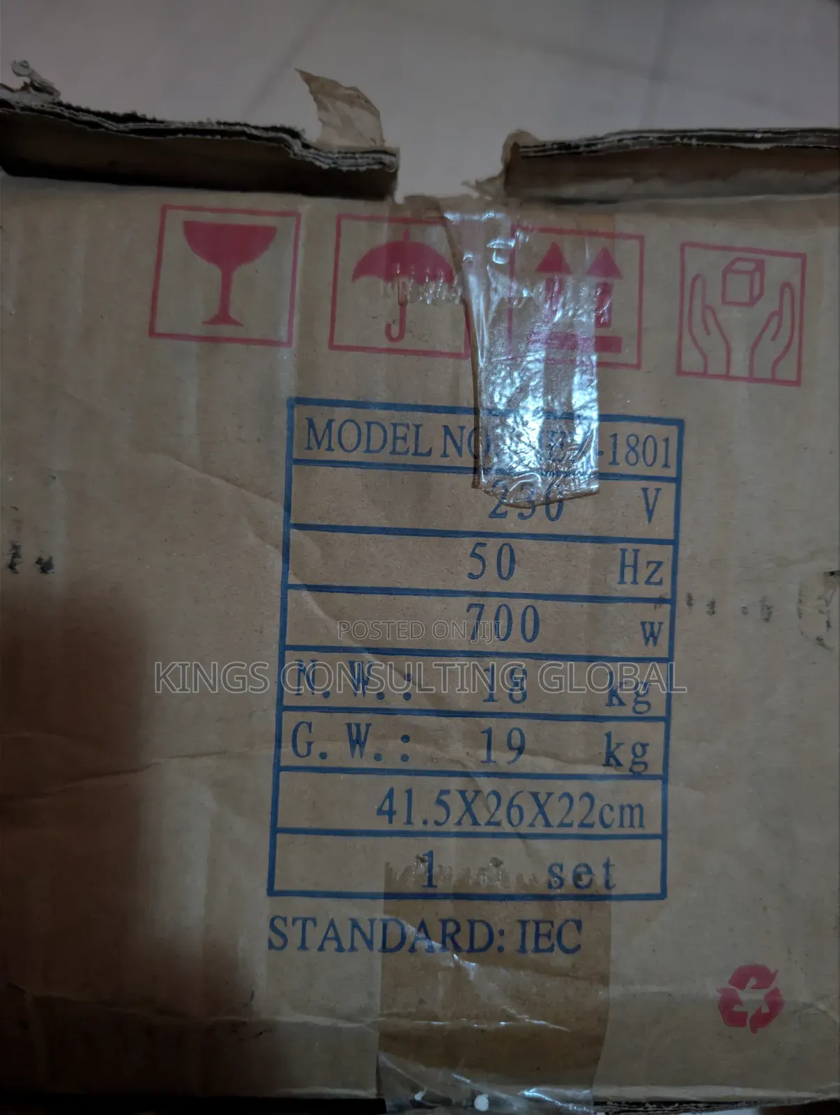 Spacetek 24" Industrial Fan