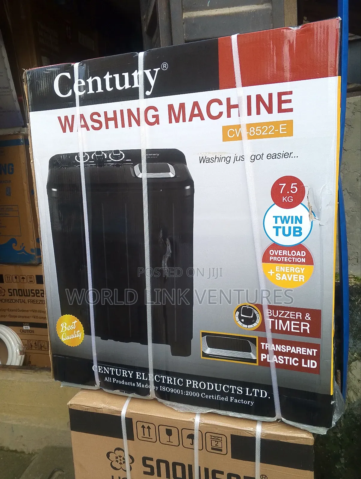 Century Twin Top Washing Machine 7.5 KG Manual Type