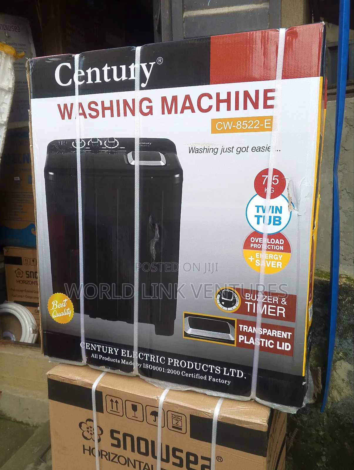 Century Twin Top Washing Machine 7.5 KG Manual Type