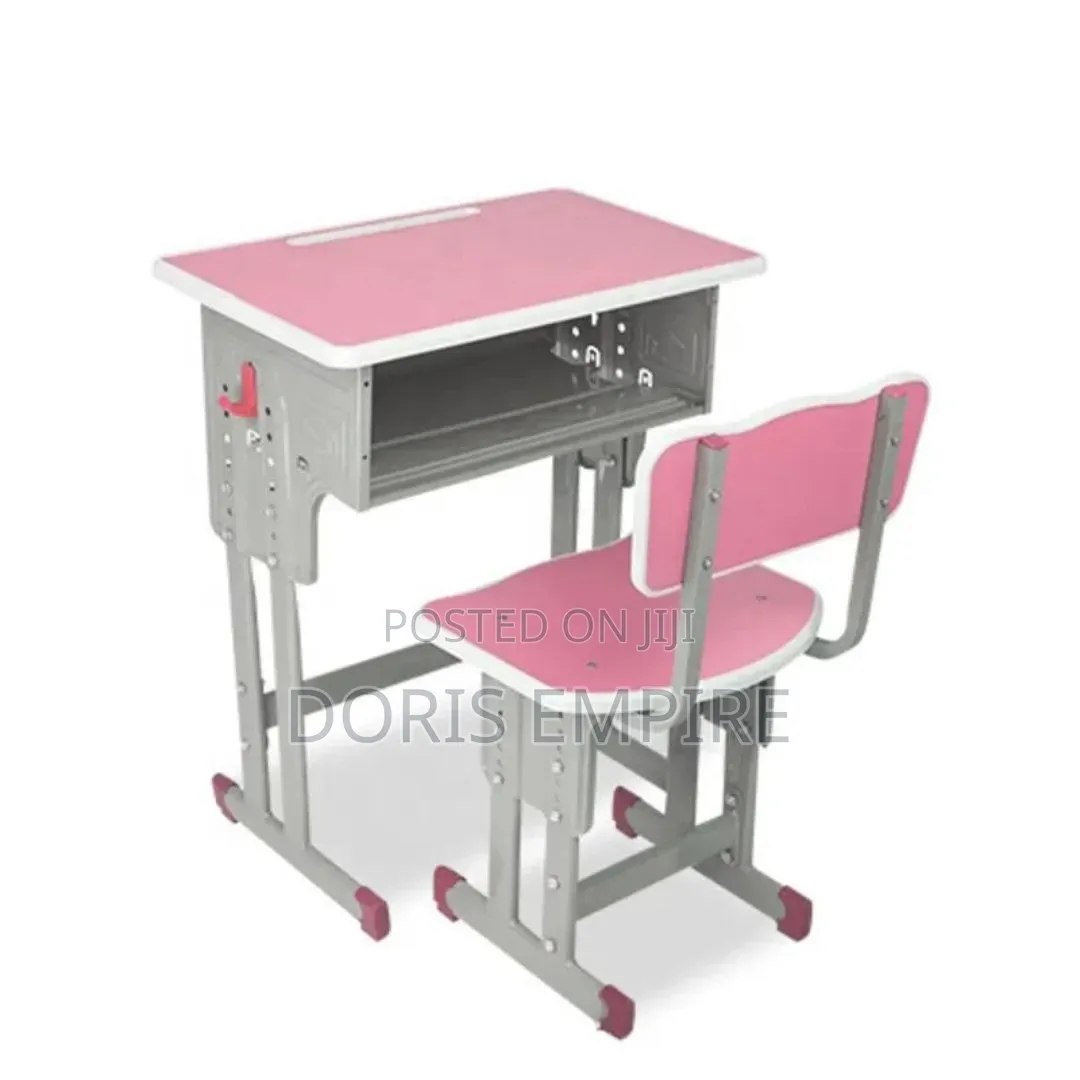 Quality Height Adjustable Metal Morden School/Students Writing Desk